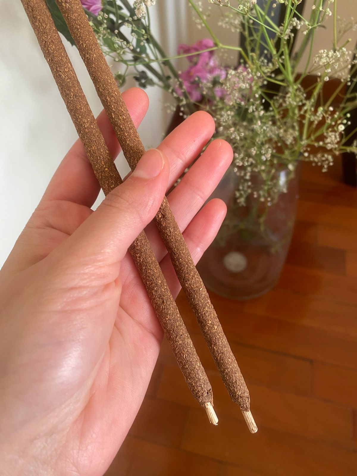 Paquete de 5 inciensos de Palo Santo (grueso)