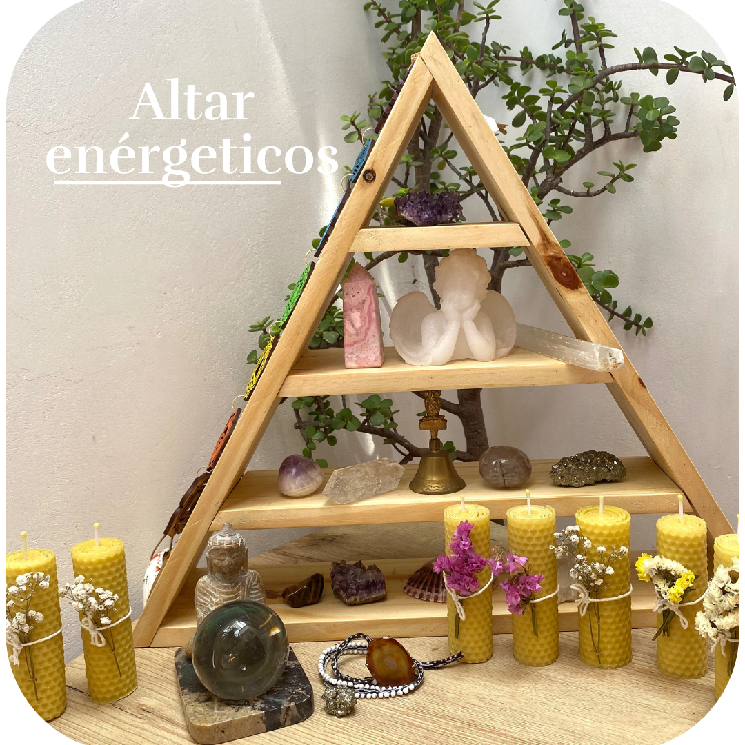 Altar energético de madera mediano