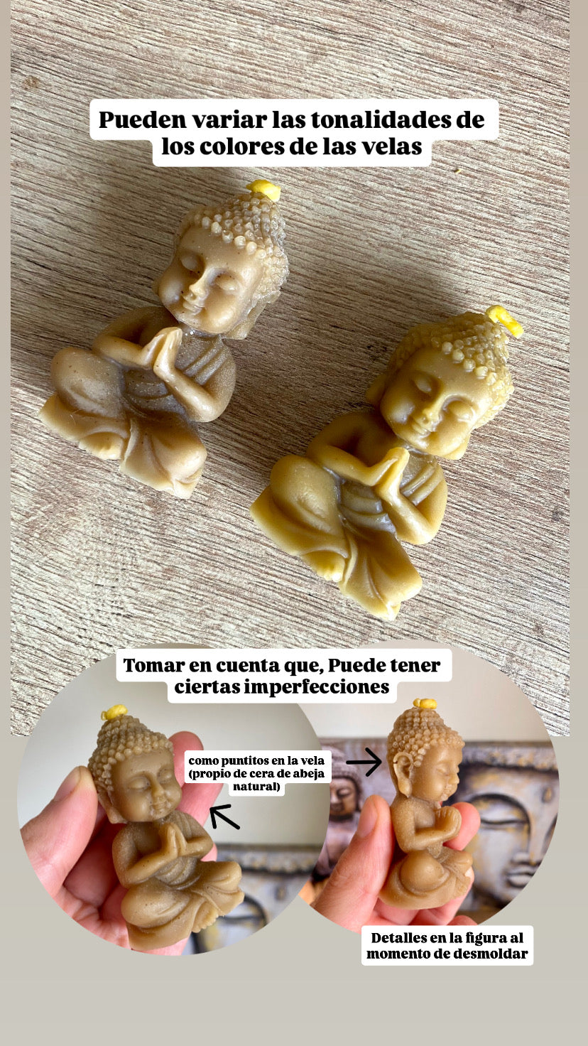 Mini velas de budita