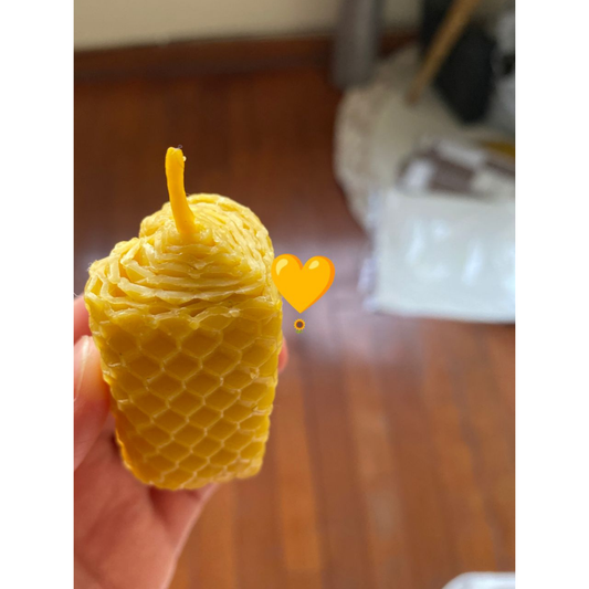 Vela de miel - forma de corazón por mayor