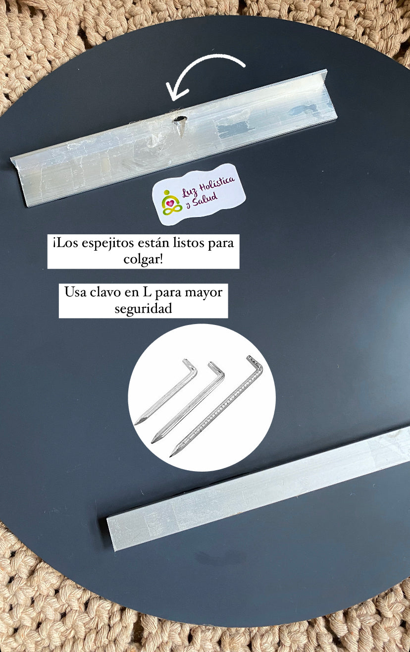 Espejo tejido en macramé - home deco